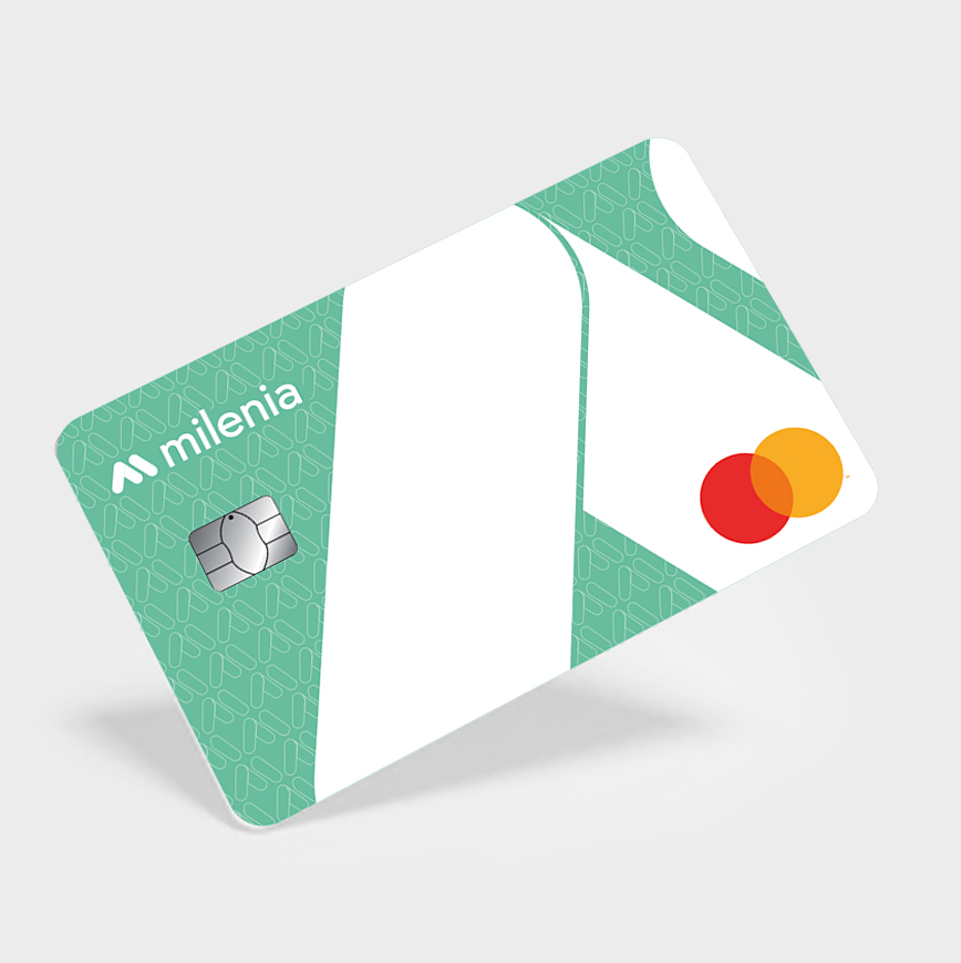 Design d'une carte de crédit pour Milenia